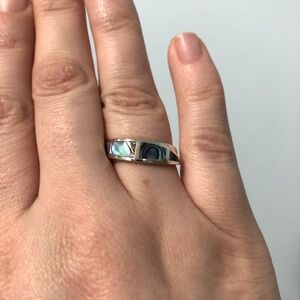 Mother Of Pearl Sterling Ring
